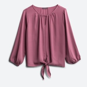West Kei Casiya Tie Front Blouse